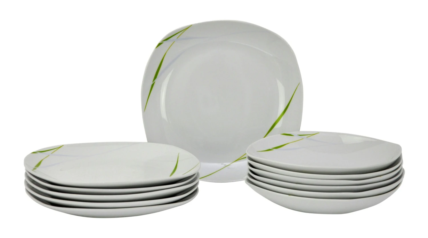 Kaffeeservice Aviva 18tlg. Weiß Mit Farbigem Dekor Für 6 Personen 5 Kaffeeservice Aviva 18tlg. Weiß Mit Farbigem Dekor Für 6 Personen – Bild 3