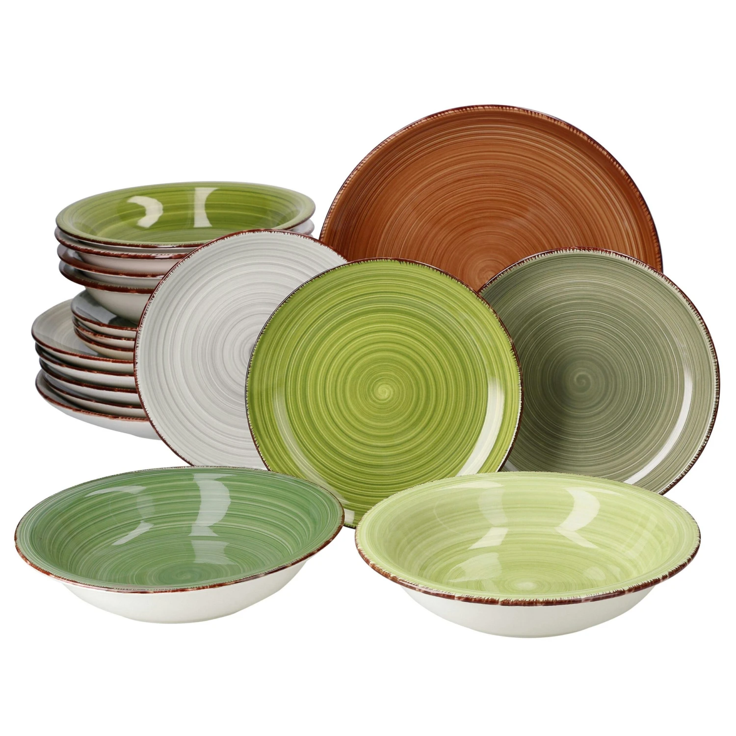 18-teiliges Tellerset Ibiza Rainbow Für 6 Personen Im Farbenfrohen Stil 6 18-teiliges Tellerset Ibiza Rainbow Für 6 Personen Im Farbenfrohen Stil – Bild 4