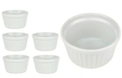 6er Set Ragoutförmchen Rund Ø 100 Mm Porzellan