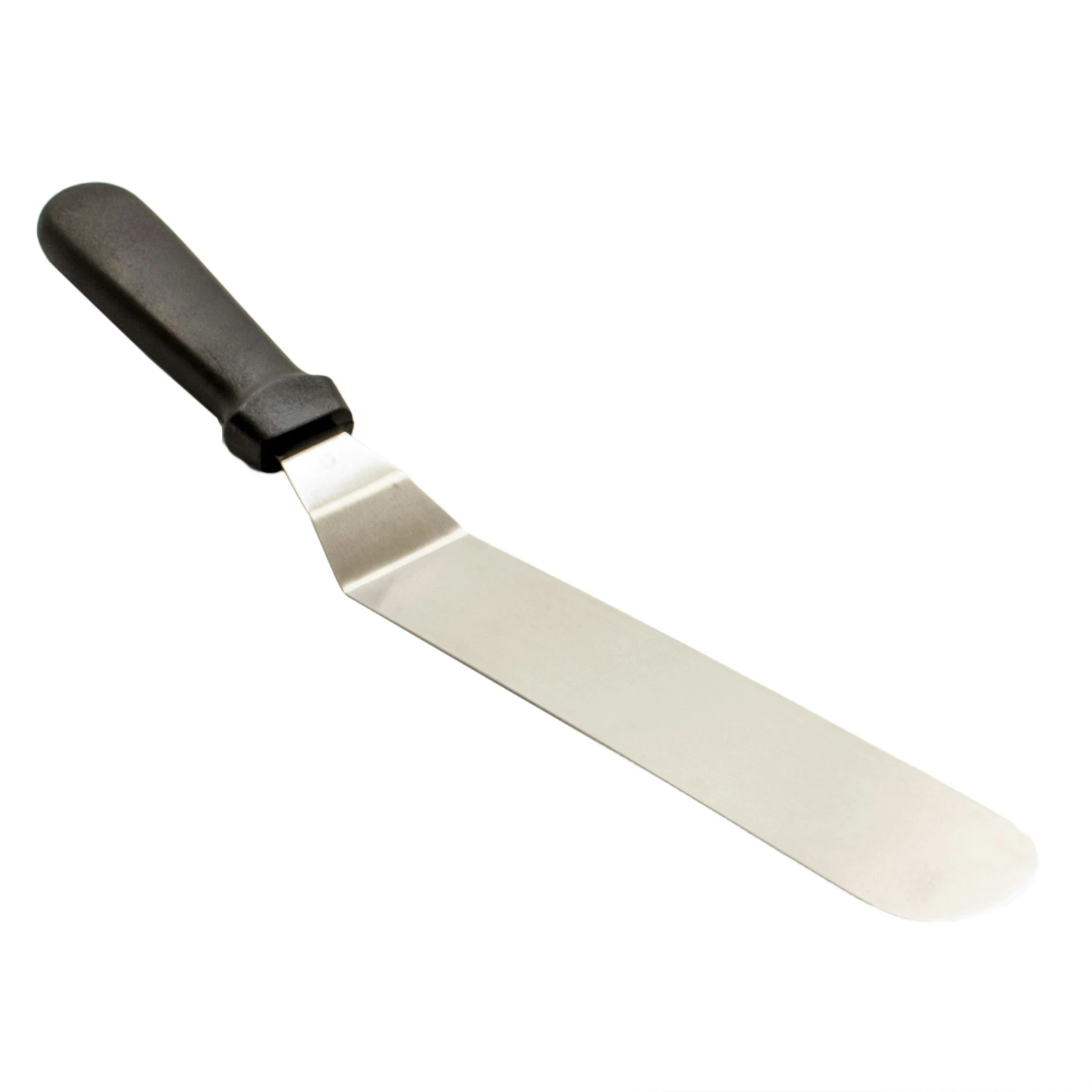 Tortenheber/ Tortenmesser/ Winkelpalette Aus Edelstahl - 25,5 Cm Schwarzer Griff 8 Tortenheber/ Tortenmesser/ Winkelpalette Aus Edelstahl - 25,5 Cm Schwarzer Griff – Bild 6
