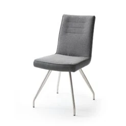 Stuhl Alessia E Grau Im 2er Set 4-Fuß Gestell Oval Konisch Anthrazit -Heimische Küche 223aa80c 9709 46a3 9e56 55e94309eb36