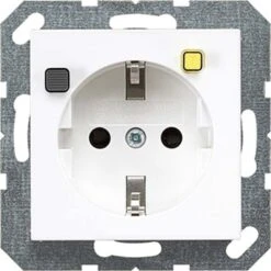 Jung FI-SCHUKO-Steckdose Aws A 5520.30 WW A5520.30WW