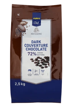 METRO Chef Kuvertüre Buttons Dunkle Schokolade 55 % Kakaomasse (2,5 Kg) -Heimische Küche 2fabe674 735e 4509 949a cf27335209a4