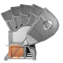 Strandkorb Komplettset - Bene Living - Schaalsee Mahagoni - PE Grau - Modell 534 - Inkl. Liftersystem -Heimische Küche 3bee550c ba4b 4d2e aee8 7b9453cfe484