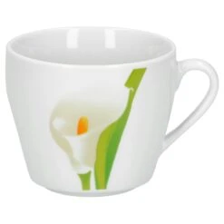 Kombiservice Calla 30-teilig Eckig Porzellan Für 6 Personen Weiß Mit Blumendekor -Heimische Küche 3c56d292 6f9f 4f56 b06a b899d9e1cf15