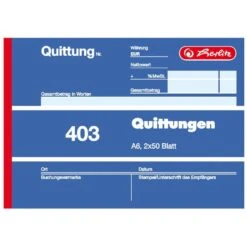 Herlitz Formularbuch 'Rechnung 307', DIN A5, 3 X 40 Blatt -Heimische Küche 3dadd6b7 3c40 48c9 827e 6a7bf62d2344