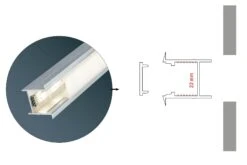 Paulmann LED Strip Einbauprofil Deep 2m Alu Eloxiert#Satin 70861 -Heimische Küche 434b43e9 598e 4950 b16c 216394e4dc24