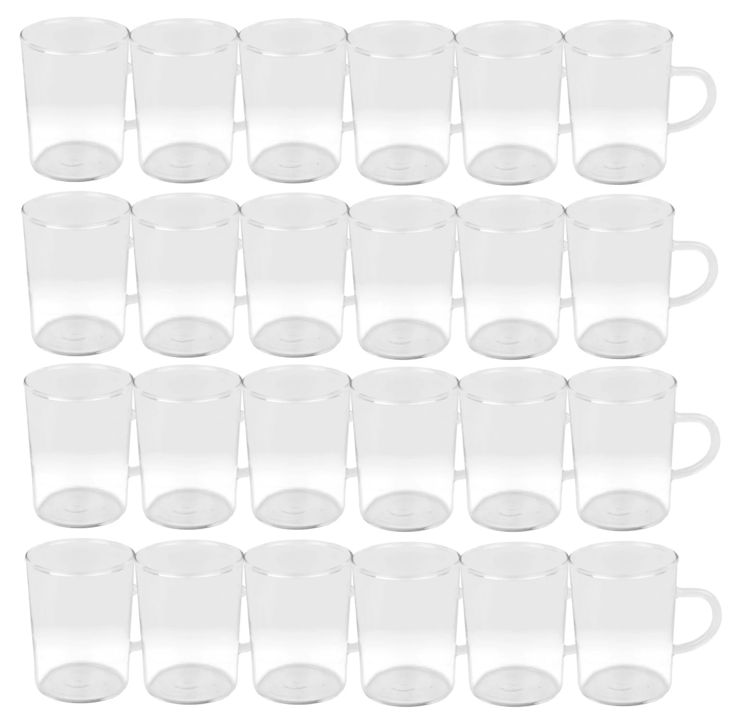 24er Set Teeglas Ceylon 220ml - Klassische Teetasse Aus Hitzebeständigem Glas Mit Henkel 3 24er Set Teeglas Ceylon 220ml - Klassische Teetasse Aus Hitzebeständigem Glas Mit Henkel