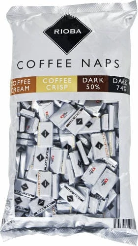 RIOBA Schokolade Swiss Coffee Naps Mischung 200 Portionen X 5 G (1 Kg) 3 RIOBA Schokolade Swiss Coffee Naps Mischung 200 Portionen X 5 G (1 Kg)