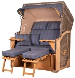 Strandkorb Komplettset - Bene Living - Schaalsee Mahagoni - PE Grau - Modell 582 - Inkl. Liftersystem -Heimische Küche 44b83f3c e2ee 4b97 8891 9cedbfb375de