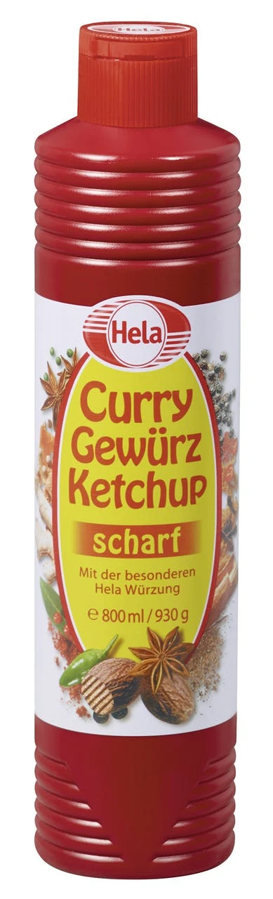 Hela Schaschlik Gewürzketchup Pikant (800 Ml) 4 Hela Schaschlik Gewürzketchup Pikant (800 Ml) – Bild 2