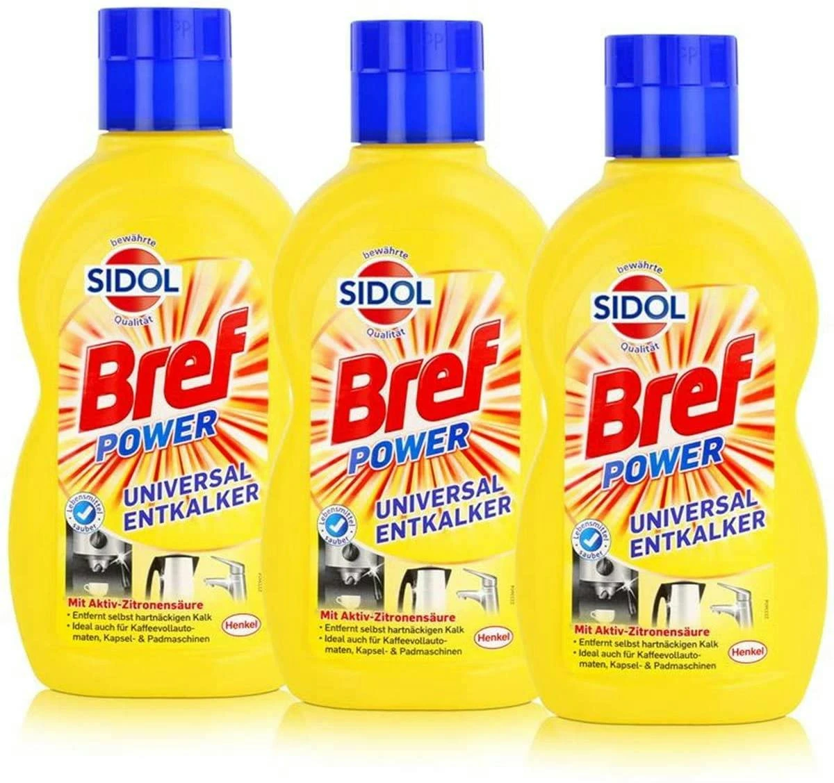 Bref Sidol Universal-Entkalker Reiniger 2x500 Ml Reinigungsmittel Sauberkeit 4 Bref Sidol Universal-Entkalker Reiniger 2x500 Ml Reinigungsmittel Sauberkeit – Bild 2