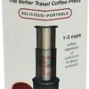 AeroPress Go Coffee Maker Kaffeebereiter, Inkl. 350 Filtern -Heimische Küche 50de9602 ef4c 48df 8d4c ec9ff3f73fef