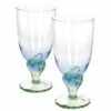 2er Set Bahia Eisbecher 540ml Blau Mit Grünem Fuß -Heimische Küche 59b60e58 627f 4067 9e6e a62160cedef7