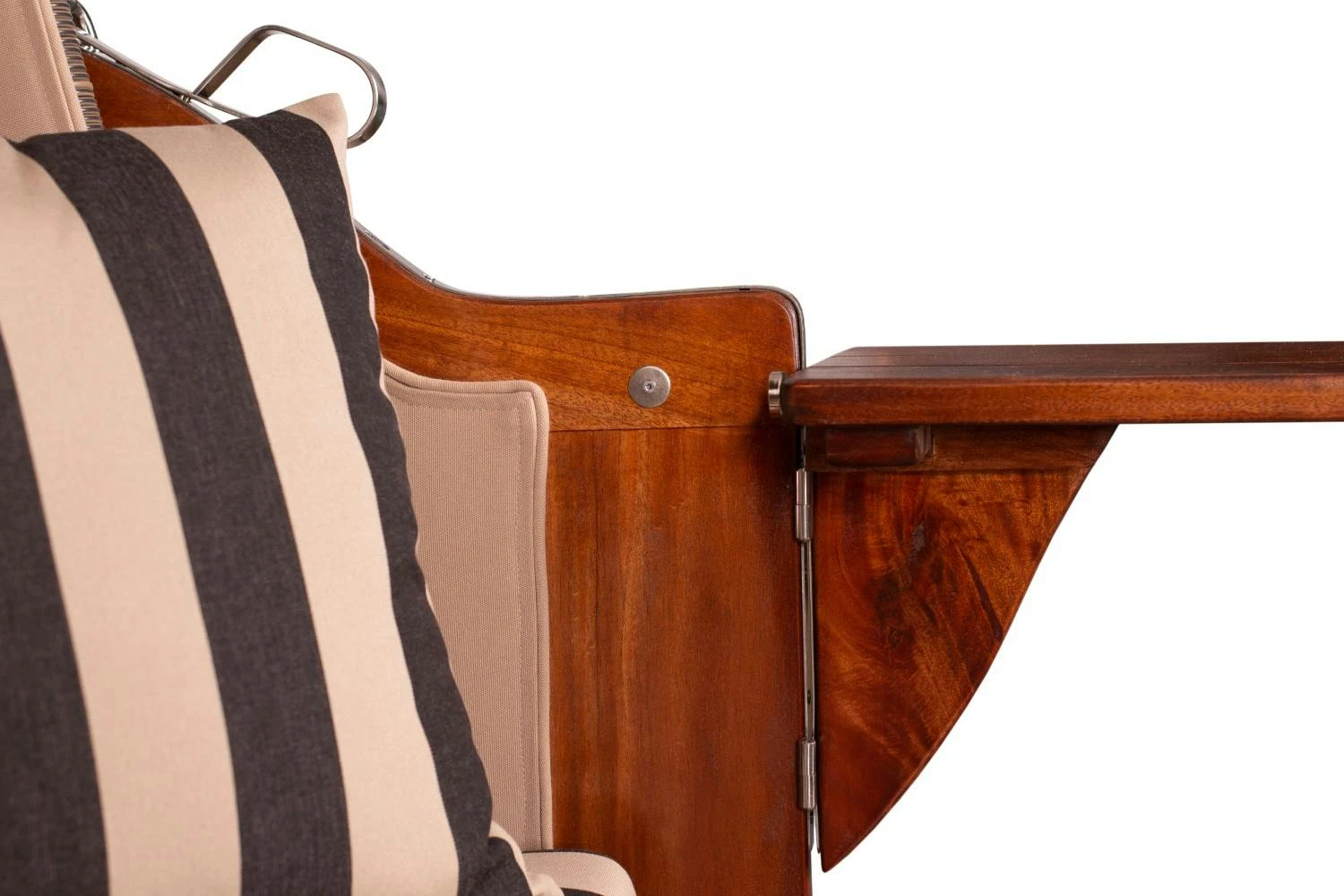 Strandkorb - Bene Living - Schaalsee Mahagoni - PE Grau - Modell 581 - Inkl. Liftersystem 9 Strandkorb - Bene Living - Schaalsee Mahagoni - PE Grau - Modell 581 - Inkl. Liftersystem – Bild 7