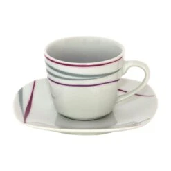 6er Set Kaffeetasse 18cl Mit Kaffeeuntertasse 14,5cm Atrium -Heimische Küche 663aef70 2890 4493 9f46 688d25fcac10