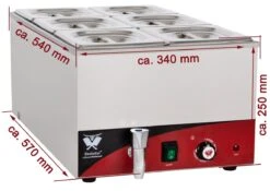 Beeketal Speisenwärmer Wasserbad Bain Marie BBM-6 -Heimische Küche 689cd3f0 fbc8 4061 ae92 b6f6f1cfcf19 1