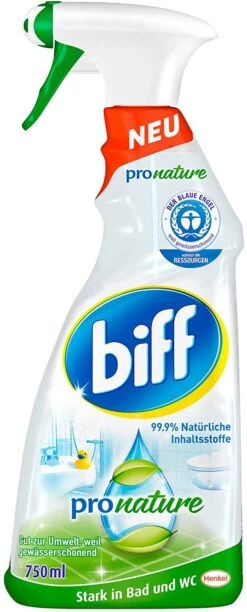 Biff Pro Nature 8x750 Ml Badreiniger Sprühflasche 8er Pack Reiniger Gegen Kalk -Heimische Küche 6be6fe07 0ab7 4f0f 8752 7395fecc3625