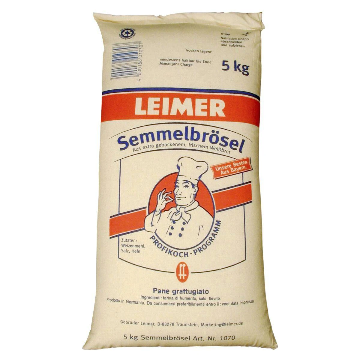 Leimer Mutschelmehl Semmelbrösel Aus Krustenfreiem Weißbrot (5 Kg) 4 Leimer Mutschelmehl Semmelbrösel Aus Krustenfreiem Weißbrot (5 Kg) – Bild 2