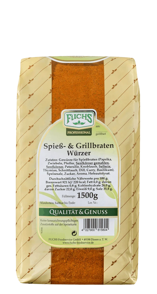 Fuchs Spieß- & Grillbraten Würzer (1,5kg) 3 Fuchs Spieß- & Grillbraten Würzer (1,5kg)