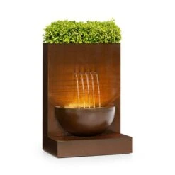 Skyriver Gartenbrunnen Zimmerbrunnen Indoor Outdoor LED Warmweiß 10 M Kabel Verzinkt Bronze-Optik Bronze -Heimische Küche 74173e51 e8c5 4adc a25b 32ba4eef9c31