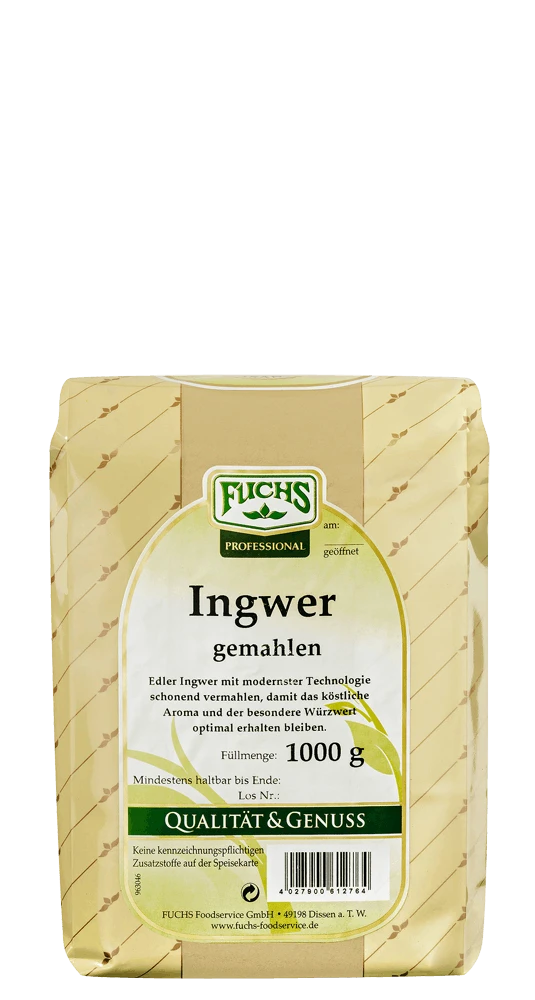 Fuchs Ingwer Gemahlen (1kg) 3 Fuchs Ingwer Gemahlen (1kg)