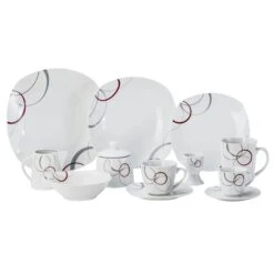 Kombiservice Silver Night 62tlg. Weiß Porzellan Für 6 Personen 11 Kombiservice Silver Night 62tlg. Weiß Porzellan Für 6 Personen -Heimische Küche 7dc29c8d 94ab 4d6a 8489 e3b98597aacf