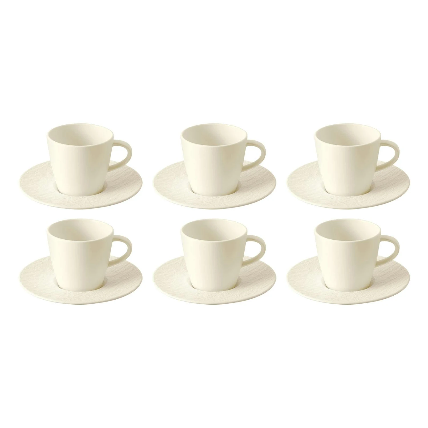Villeroy & Boch Manufacture Rock Kaffee Set Schwarz 12-teilig 4 Villeroy & Boch Manufacture Rock Kaffee Set Schwarz 12-teilig – Bild 2