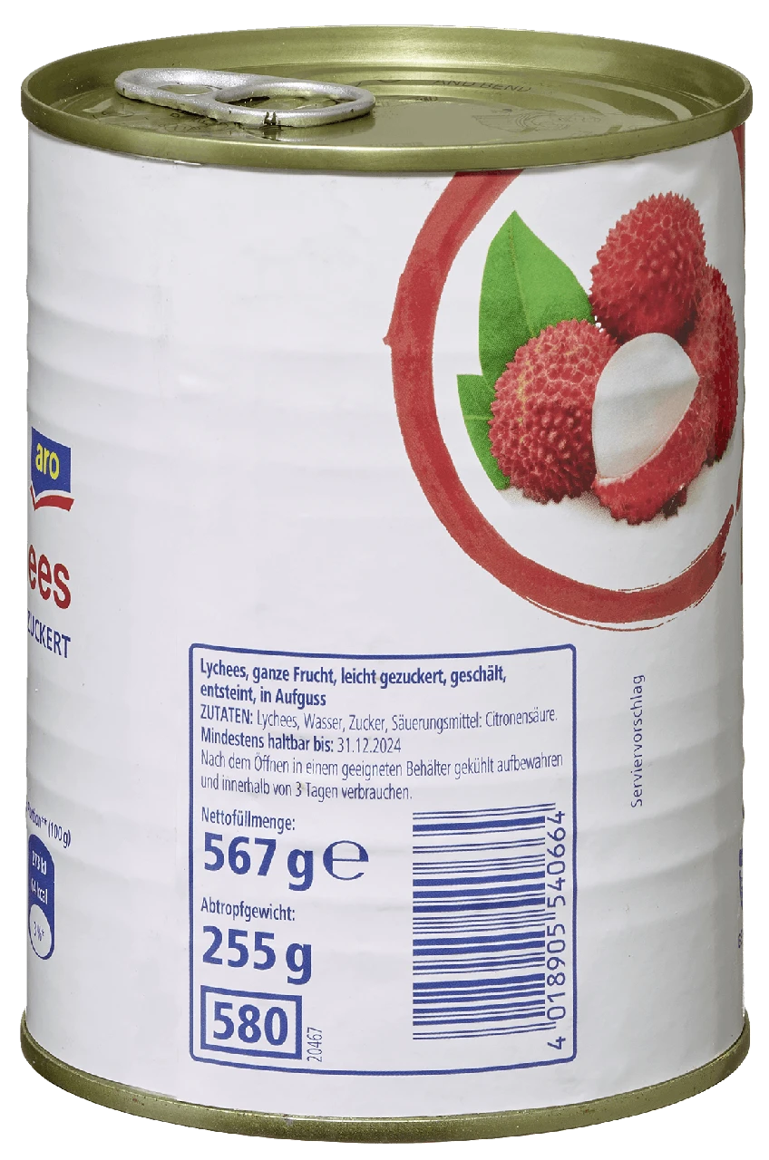 Aro Lychees (580 Ml) 5 Aro Lychees (580 Ml) – Bild 3