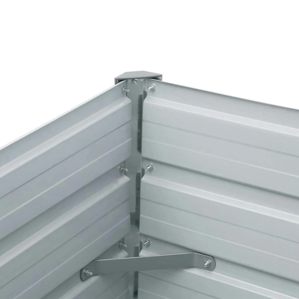 VidaXL Garten-Hochbeet Verzinkter Stahl 600x80x77 Cm Anthrazit 9 VidaXL Garten-Hochbeet Verzinkter Stahl 600x80x77 Cm Anthrazit – Bild 7