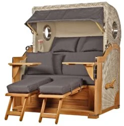 Strandkorb - Bene Living - Königssee Teak Bullauge - PE Grau - Modell 551 - Inkl. Liftersystem 11 Strandkorb - Bene Living - Königssee Teak Bullauge - PE Grau - Modell 551 - Inkl. Liftersystem -Heimische Küche 9a3eb263 ebe4 4ffc 9154 bbf26e366715