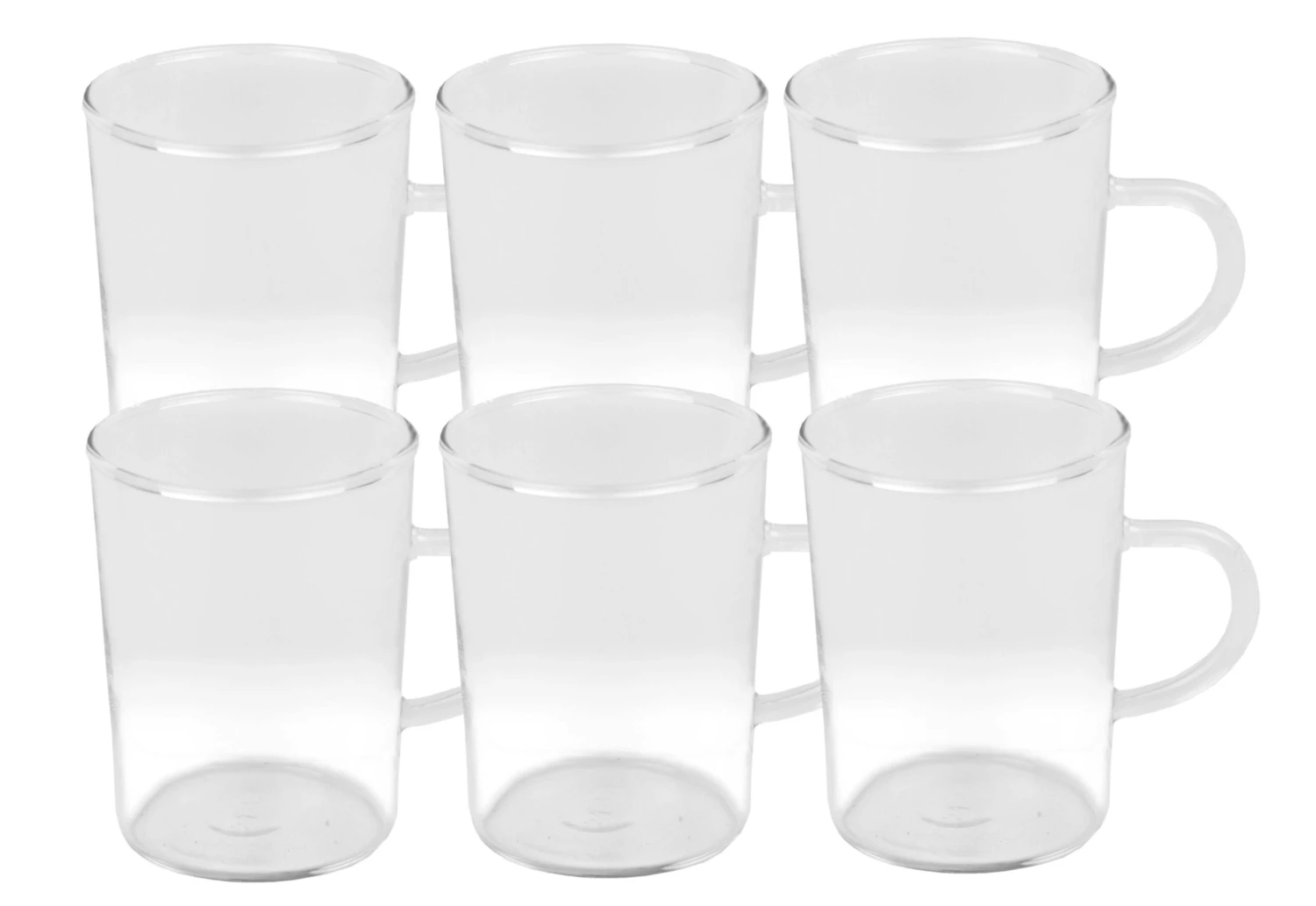 24er Set Teeglas Ceylon 220ml - Klassische Teetasse Aus Hitzebeständigem Glas Mit Henkel 5 24er Set Teeglas Ceylon 220ml - Klassische Teetasse Aus Hitzebeständigem Glas Mit Henkel – Bild 3
