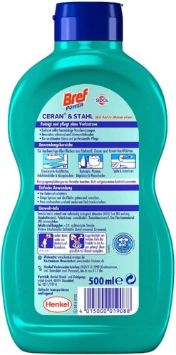 Bref Power Ceran & Stahl 6er Pack Edelstahl Reinigung 6x500 Ml Reinigungsmittel -Heimische Küche b925aad2 719c 46bf be3b cb41298aea0e