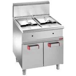 Gastro Gas-Fritteuse Zwei Becken Tischgerät Fritteuse Je 8 L Kapazität -Heimische Küche c04adaae 8115 436a 989c b744194758f3