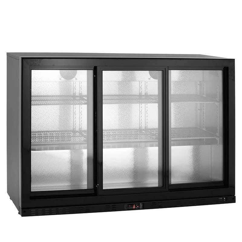 GastroHero Getränkekühlschrank PROFI 783 Slim Mit Schiebetüren Schwarz 7 GastroHero Getränkekühlschrank PROFI 783 Slim Mit Schiebetüren Schwarz – Bild 5