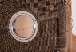 Strandkorb - Bene Living - Ammersee Grande XXL Teak Bullauge - PE Grau - Modell 551 - 3-Sitzer Inkl. Liftersystem -Heimische Küche d0b5963a 0e51 4623 9b8a 23911c7b921c