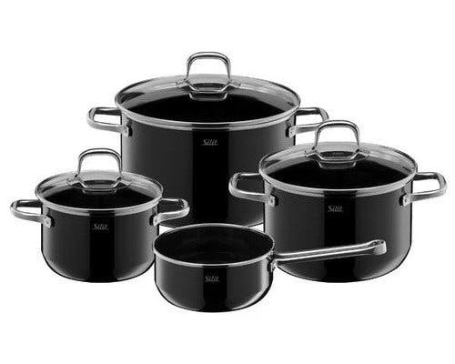 Töpfe Set Mit Glasdeckel, 12 Stück 4 Töpfe Set Mit Glasdeckel, 12 Stück – Bild 2