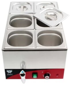 Beeketal Speisenwärmer Wasserbad Bain Marie BBM-6 -Heimische Küche dcd0511e a171 4c4c 95f7 9276390759d6