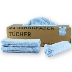 PLENTYFY | 50 Stück Mikrofasertücher Grau 30x30 Cm In Nachhaltiger Spenderbox | Saugstark & Waschbar | Fenstertücher | Spiegeltücher | Putztuch -Heimische Küche deafe050 c471 4be1 8602 92f66c93a09f
