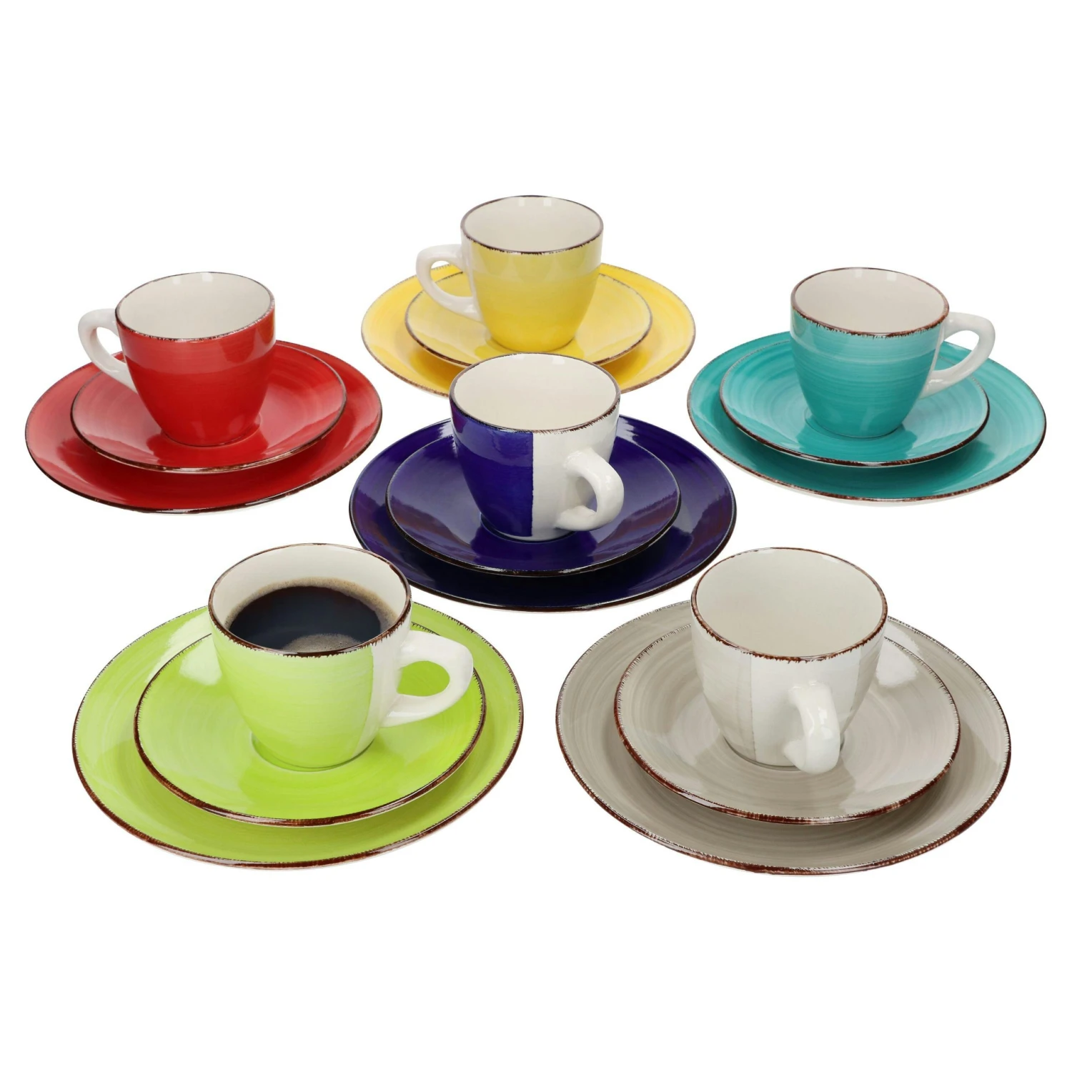 18-teiliges Tellerset Ibiza Rainbow Für 6 Personen Im Farbenfrohen Stil 7 18-teiliges Tellerset Ibiza Rainbow Für 6 Personen Im Farbenfrohen Stil – Bild 5