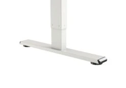 SIGMA Elektrisch Höhenverstellbarer Schreibtisch, P2-Grade Spanplatte/Metall/Kunststoff, 160x80x73.5-121 Cm, 2-Gang-Motor, Abgerundete Ecken, Weiß -Heimische Küche e4922ade 6aab 4c71 8060 30843f37be47