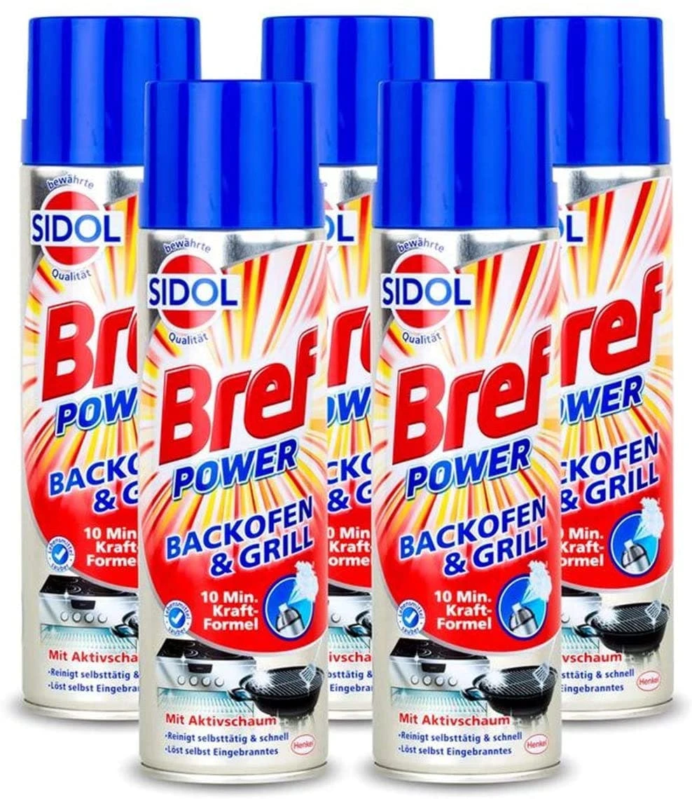 Bref Sidol Ceran & Stahl Reiniger Entfernt Eingebranntes 5x500 Ml Reinigung 7 Bref Sidol Ceran & Stahl Reiniger Entfernt Eingebranntes 5x500 Ml Reinigung – Bild 5