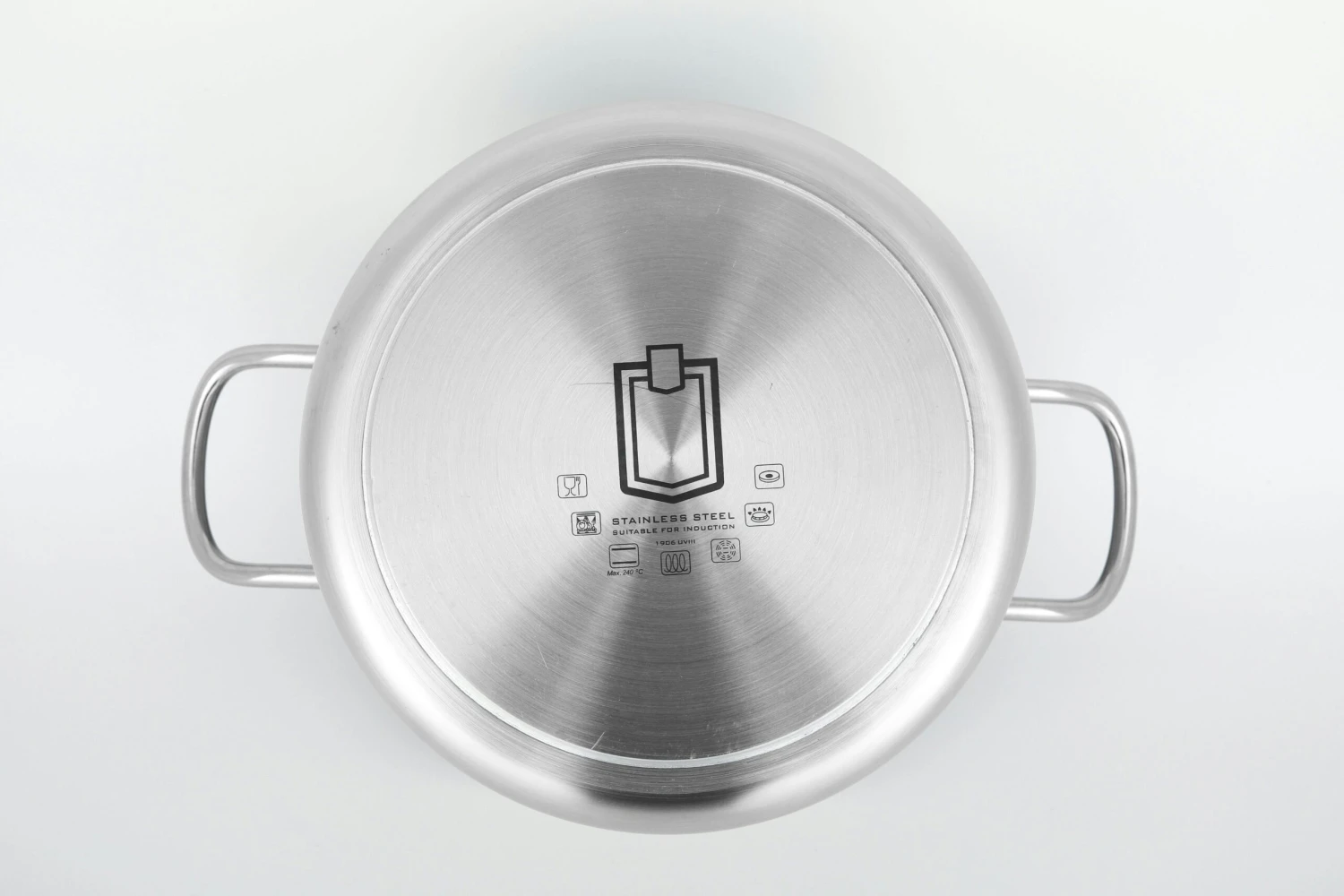 METRO Professional Gemüsetopf, Edelstahl, Ø 28 Cm, 17 L, Höhe: 31.9 Cm, Mit Deckel, Induktion, Ofenfest 9 METRO Professional Gemüsetopf, Edelstahl, Ø 28 Cm, 17 L, Höhe: 31.9 Cm, Mit Deckel, Induktion, Ofenfest – Bild 7