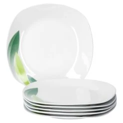 6er Set Essteller Flach Palazzo 25cm - Speiseteller Aus Weißem Porzellan Mit Dekor-Kreisen In Grau Und Dunkelrot 12 6er Set Essteller Flach Palazzo 25cm - Speiseteller Aus Weißem Porzellan Mit Dekor-Kreisen In Grau Und Dunkelrot -Heimische Küche f7874a88 f1fb 4f6f 8cee d01cc0041401