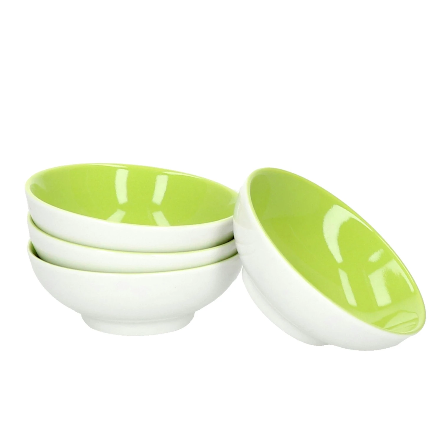 4er Set Schale 10cm Flach Grün Doppio - Ritzenhoff 64193 6 4er Set Schale 10cm Flach Grün Doppio - Ritzenhoff 64193 – Bild 4