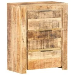 VidaXL Nachttisch 30x30x41 Cm Raues Mangoholz -Heimische Küche fe60ac97 1c9a 457b b6fa 0bb16b1b0f7e
