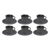 Villeroy & Boch Manufacture Rock Kaffee Set Schwarz 12-teilig -Heimische Küche ff24c76d 1c64 4c79 bc55 450a33b88d0e